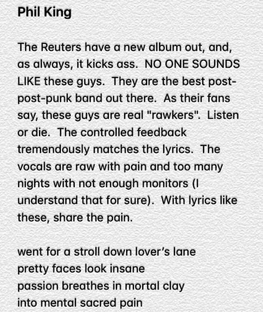 Phil King review The Reuters &lsquo;Incubation&rsquo;
